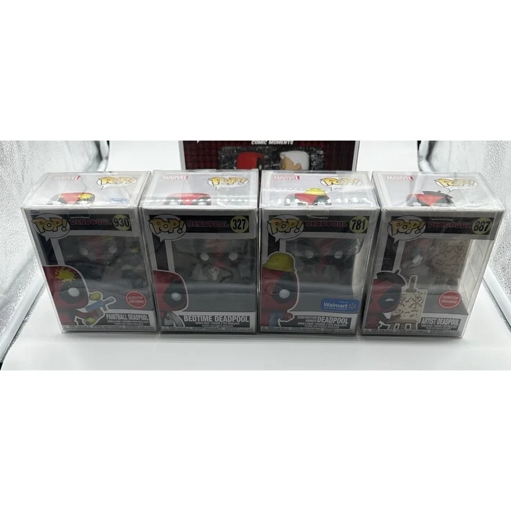 FUNKO POP MARVEL DEADPOOL LOT OF 10 EXCLUSIVES + DEADPOOL VS CABLE #318